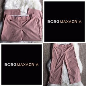 Pink BCBG Maxazria Capri Pants - SZ: 2
